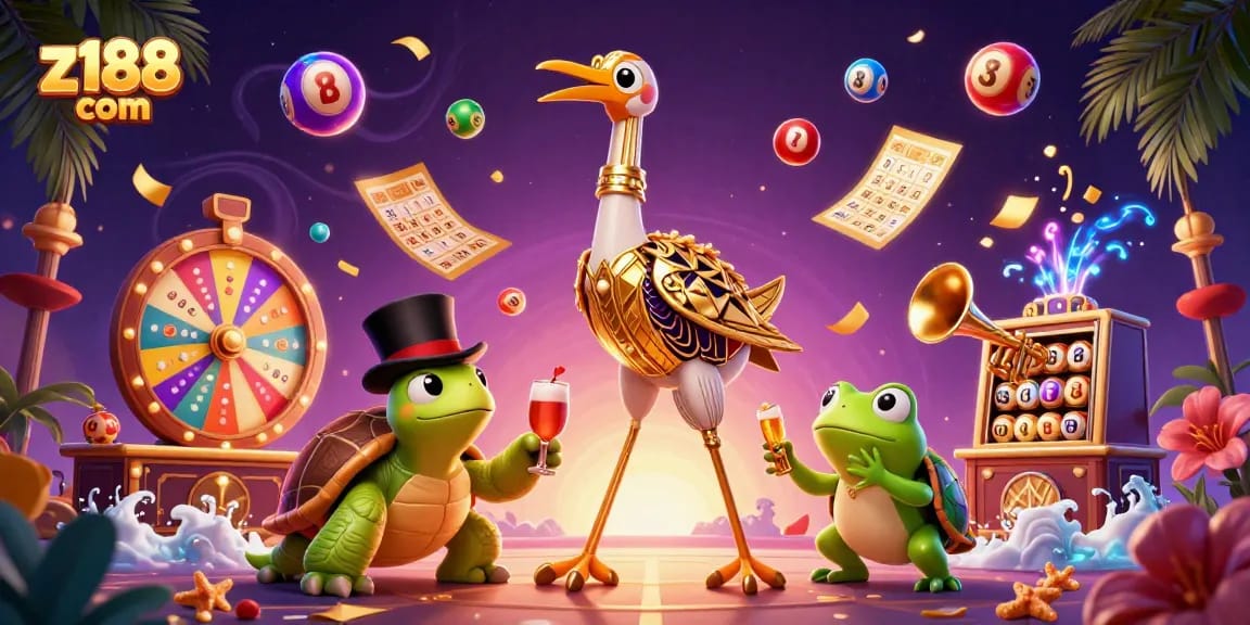Play thrilling games with z188 com, featuring vibrant colors and dynamic casino elements.
