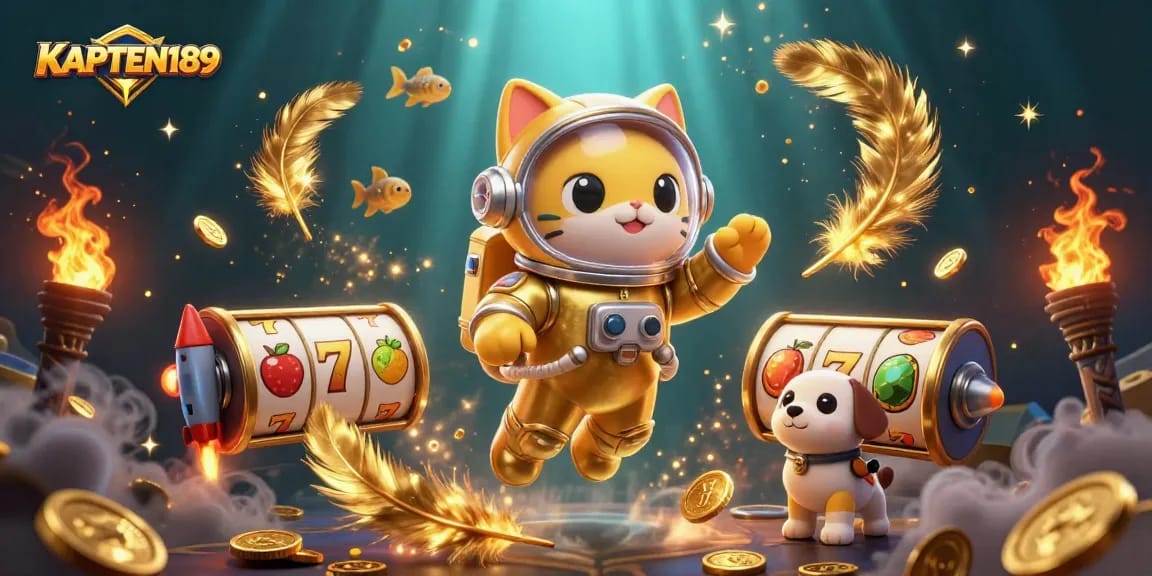 KAPTEN189 menawarkan pengalaman bermain slot online dengan grafis memukau dan simbol keberuntungan.