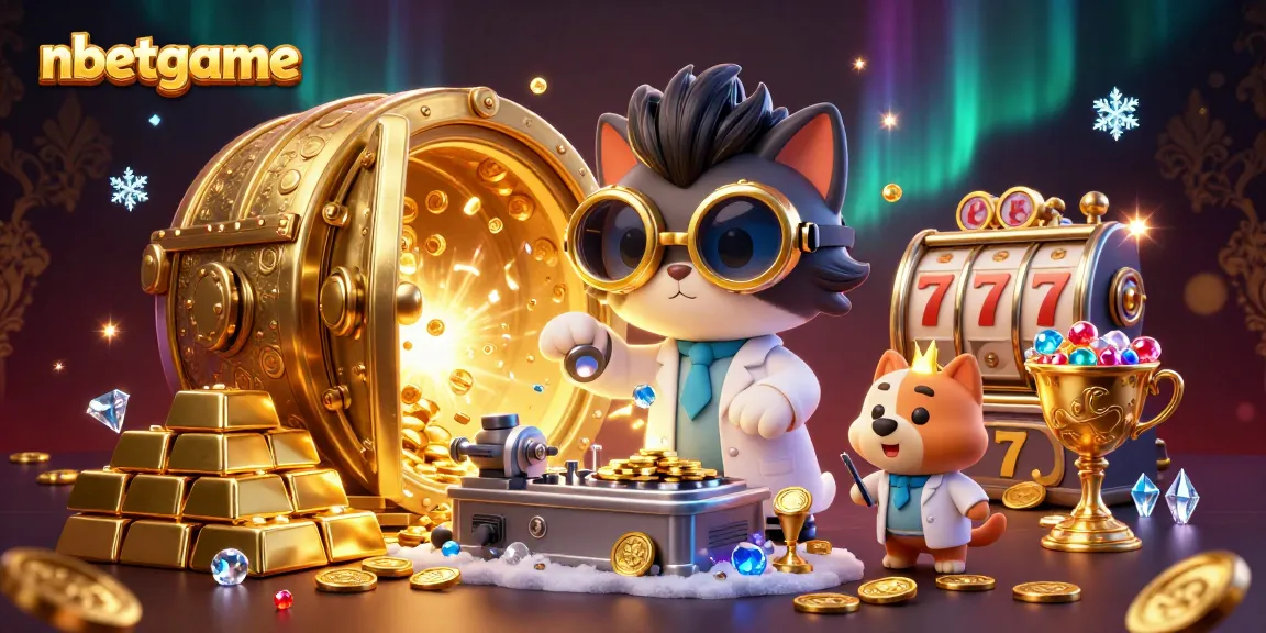 Win big with nbetgame in an exciting casino adventure featuring mad scientist cat.