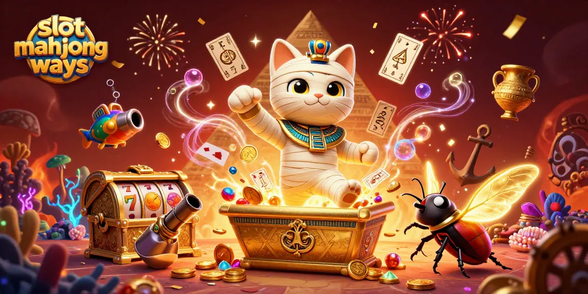 Experience the excitement of slot mahjong ways with immersive 3D characters and vibrant casino elements.