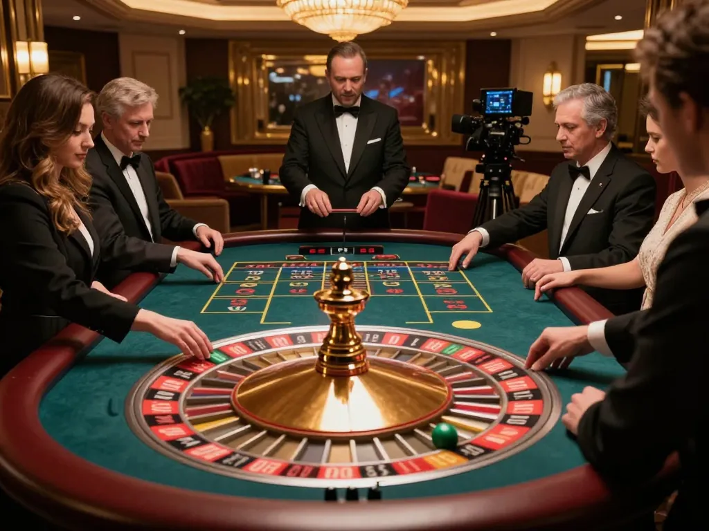 rr88 players engaging at a roulette table with vibrant atmosphere and dynamic gameplay
