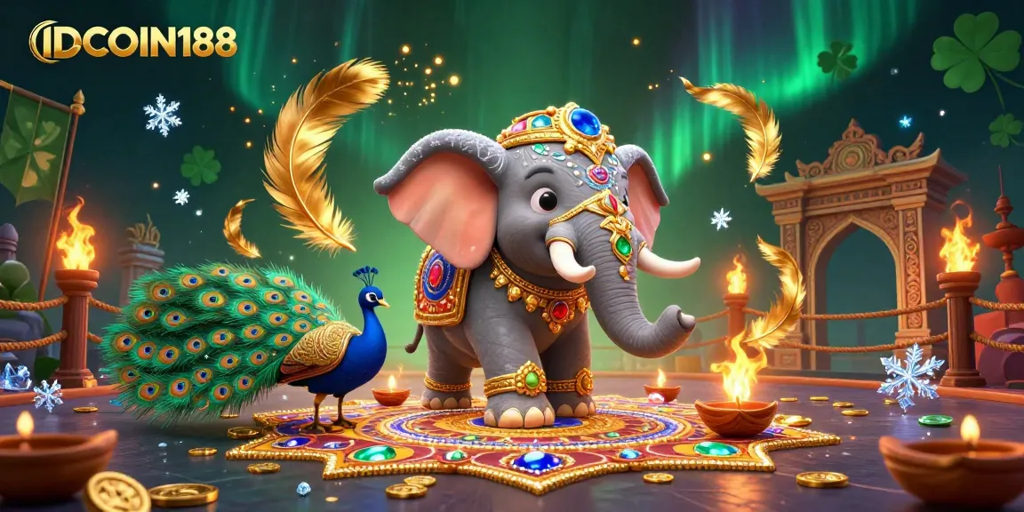 IDCOIN188 reveals vibrant 3D casino action with colorful characters and exciting elements.