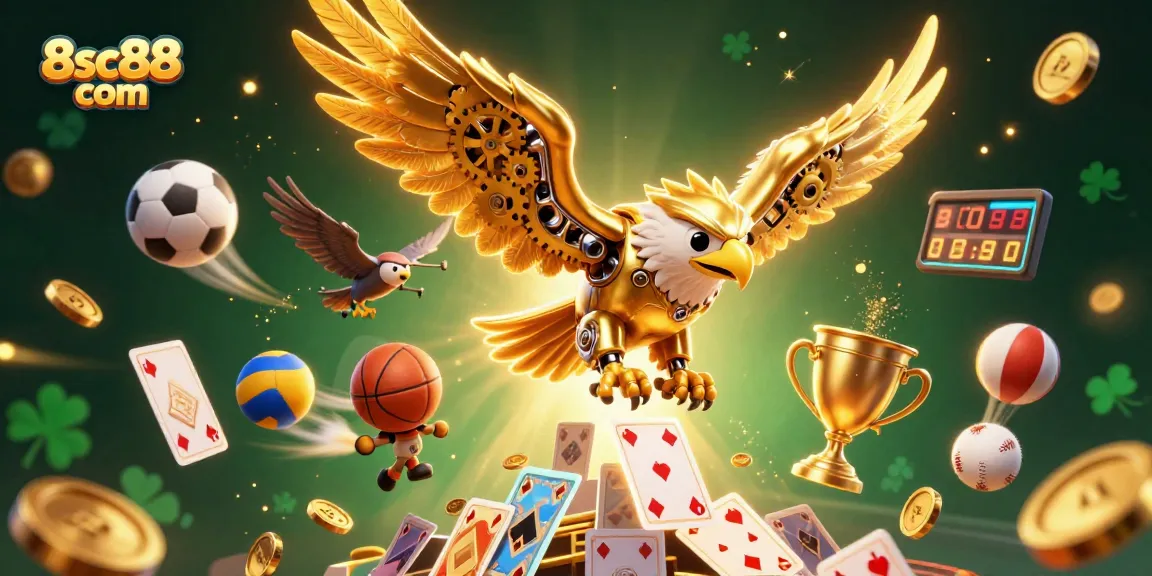 Experience thrilling gaming action at 8sc88 com with vibrant, dynamic sports elements and engaging scenes.