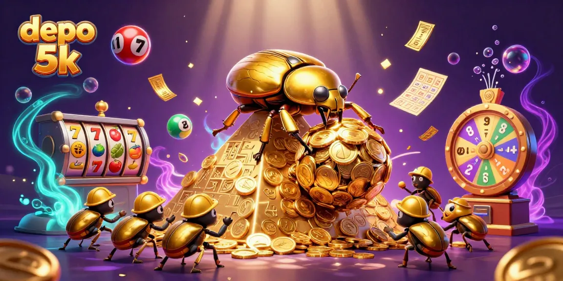 Depo 5k menarik pemain dengan grafik slot yang memukau dan permainan yang menguntungkan.