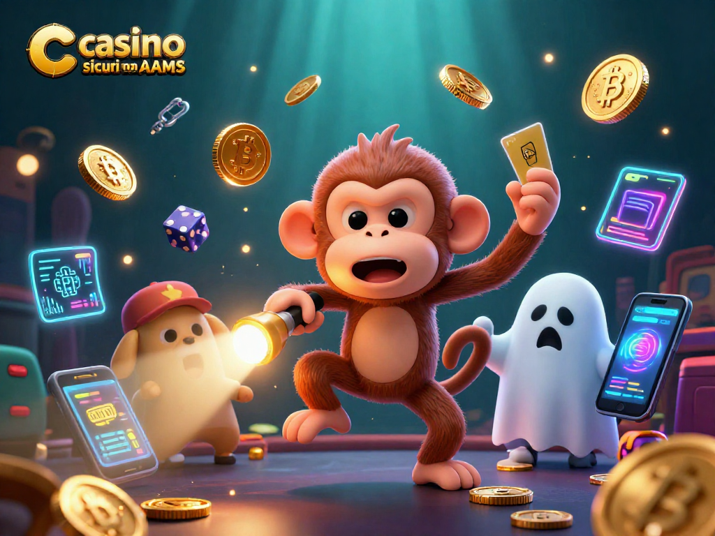 Gioca nei casino sicuri non AAMS con un mix di animazione e emozioni in un'illustrazione 3D.