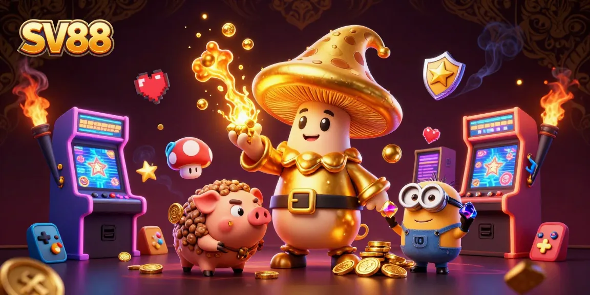Experience exciting wins at SV88 casino with magical characters and vibrant gaming elements.