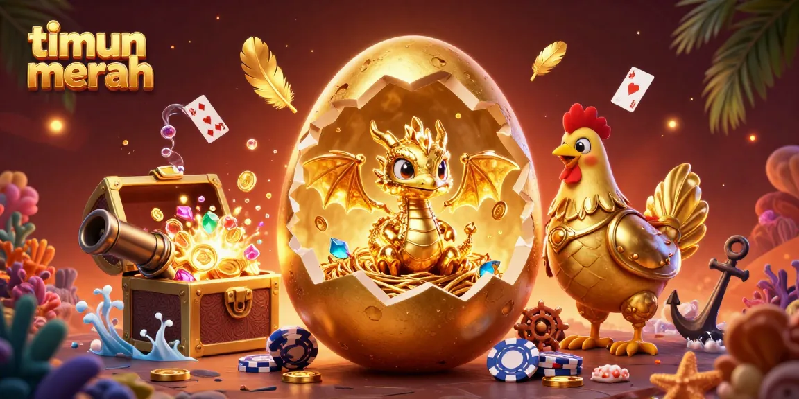 Menangkan permainan di timun merah dengan menghadirkan naga emas dan chip poker yang memukau.