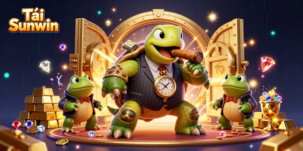 Play to win with Tải Sunwin at the vibrant online casino, featuring unique characters and game elements.