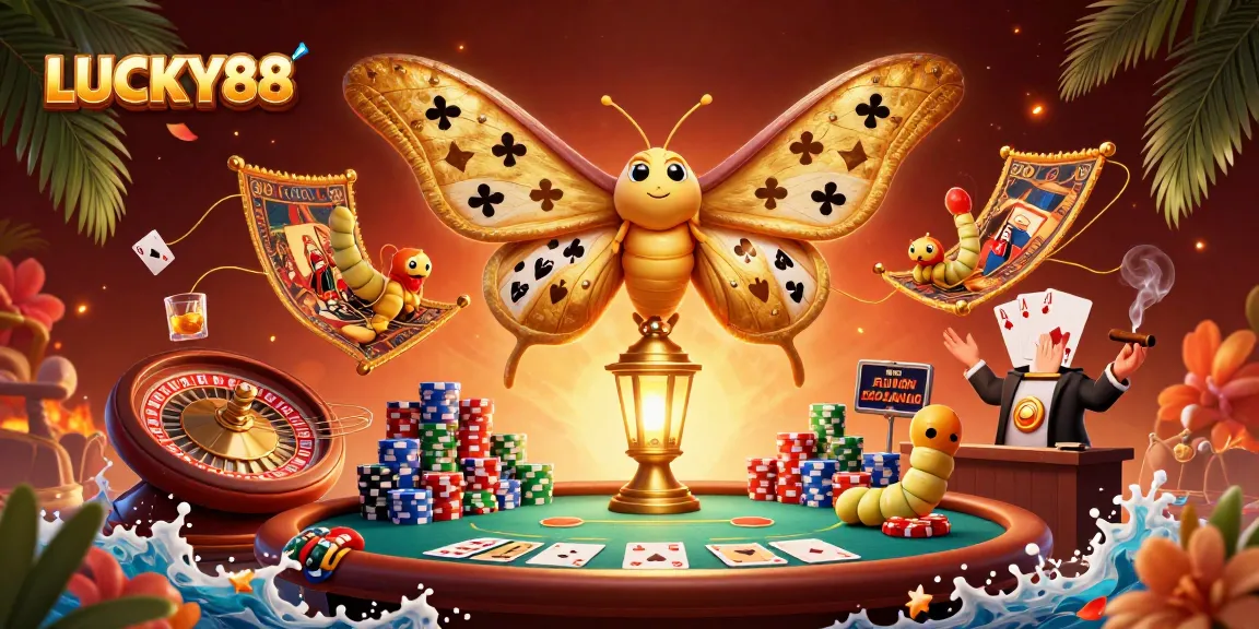 Experience thrilling live casino action with LUCKY88 through engaging card games and vibrant elements.