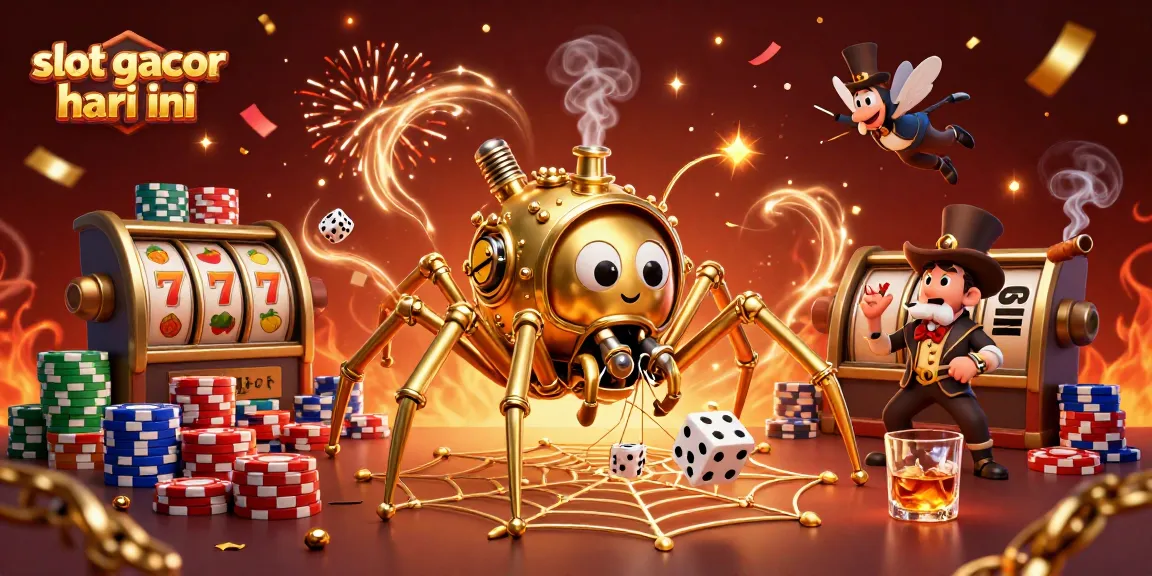 Catch the thrill of slot gacor hari ini with steampunk elements and vibrant casino features.