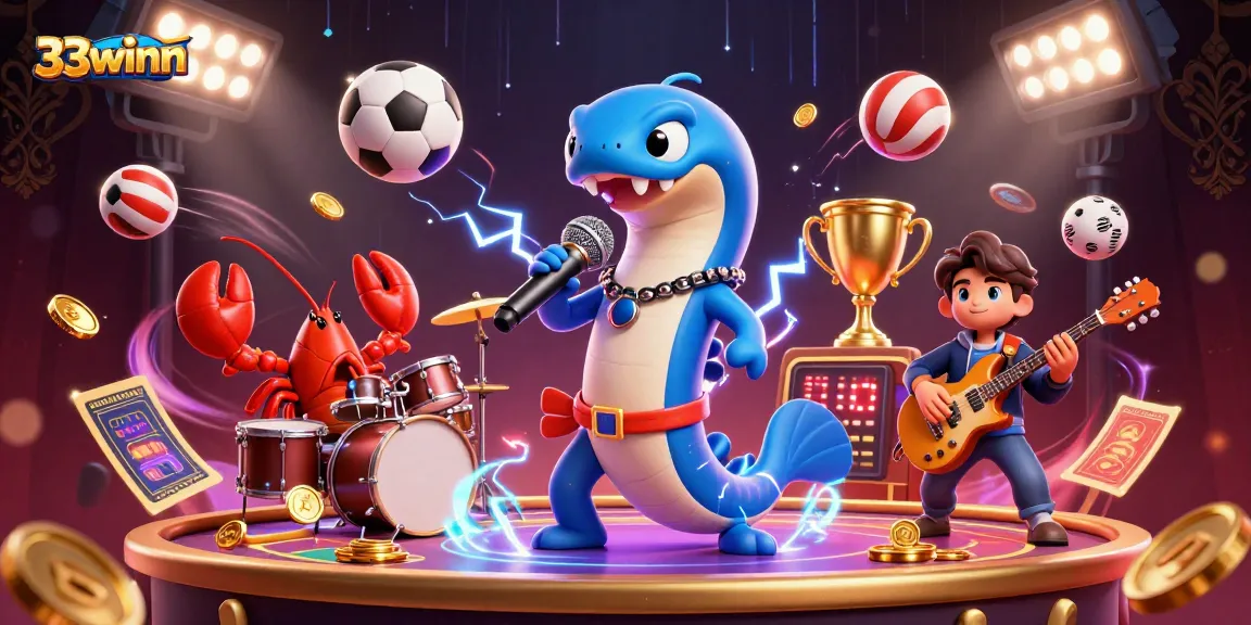 Engage with exciting games like 33winn at the vibrant underwater casino stage.
