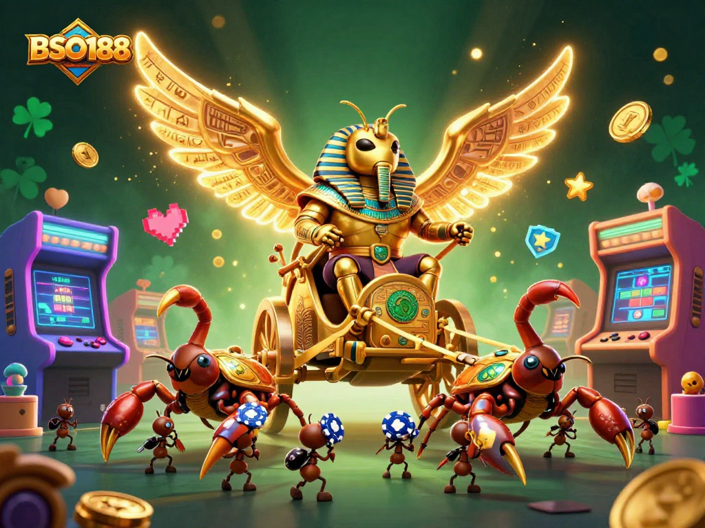 Experience exciting gaming moments with BSO188 featuring elite casino elements and vibrant characters.
