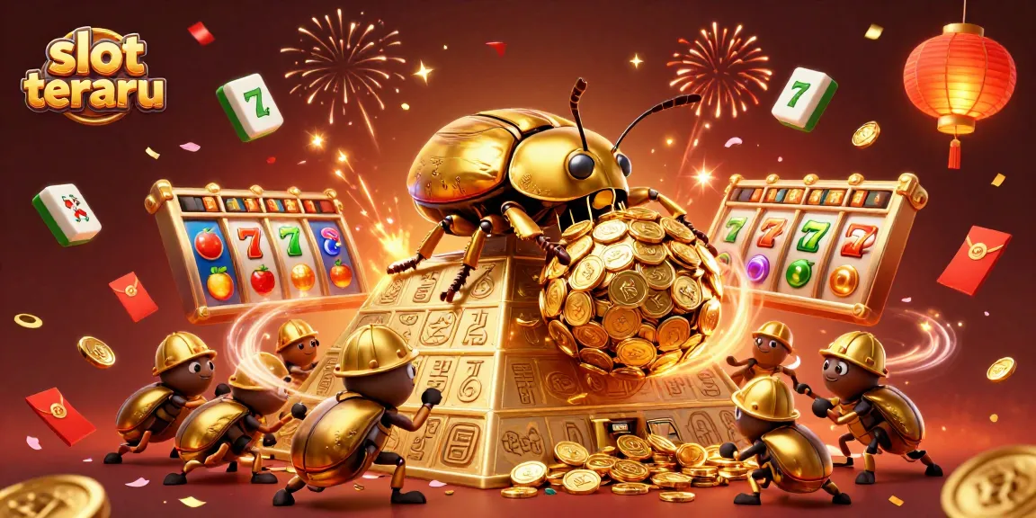Engage with slot terbaru while experiencing a vibrant casino scene filled with stunning visuals and dynamic gameplay.