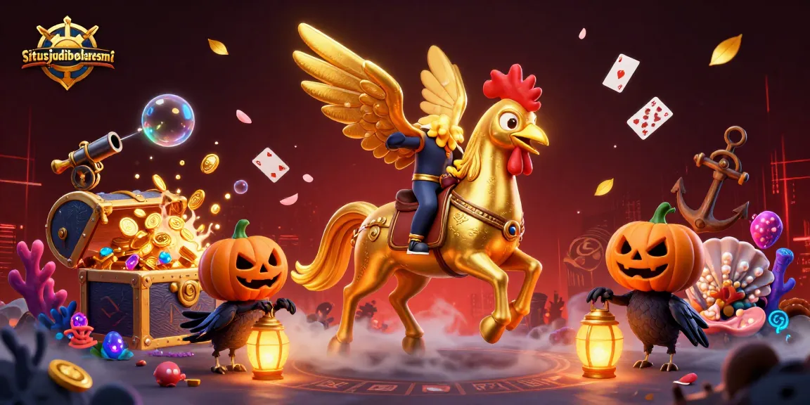 Experience the excitement of betting with situsjudibolaresmi in this dynamic 3D casino illustration.