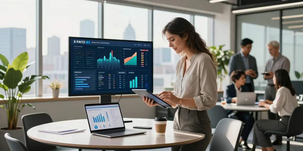 Discovering XPAY33 strategies in a vibrant business workspace with professionals collaborating.