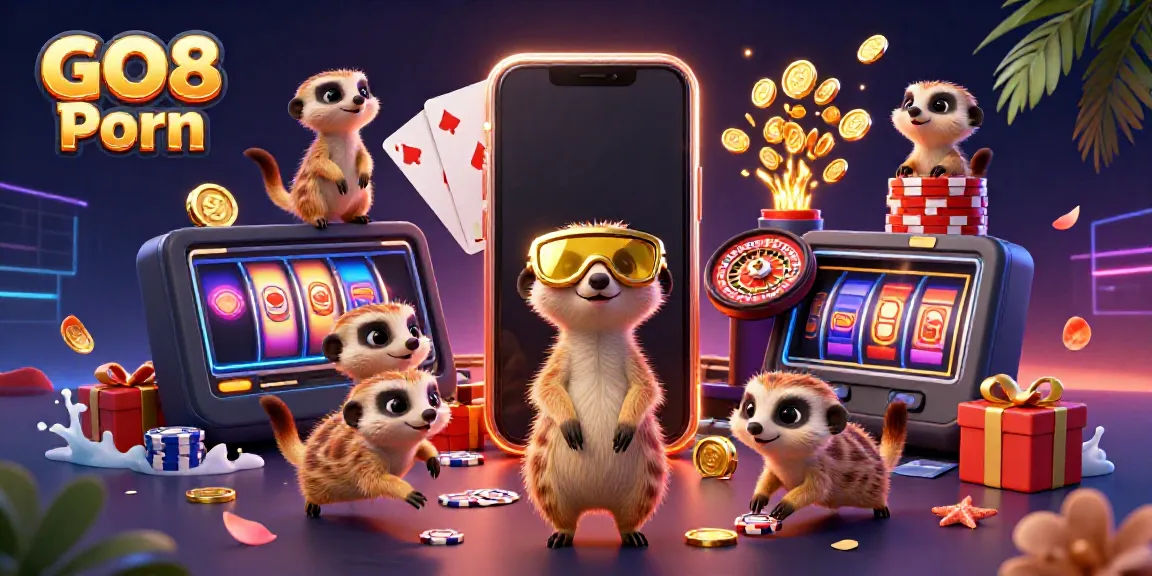 Experience the fun of GO8 Porn with lively meerkats operating a vibrant casino.