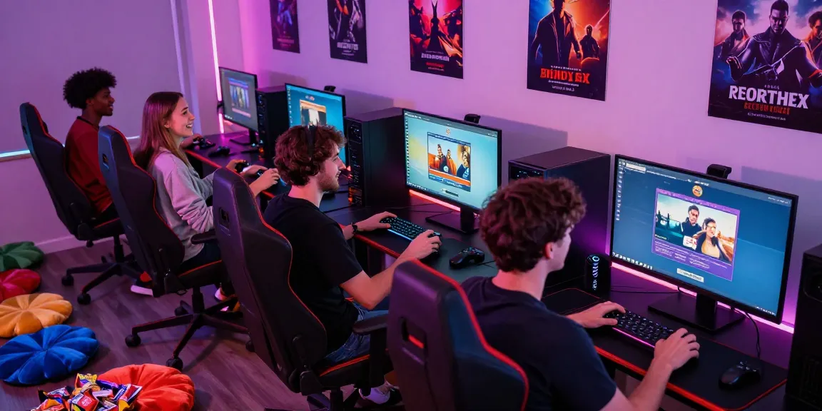Enjoy thrilling html sex games in a vibrant gaming environment with friends.