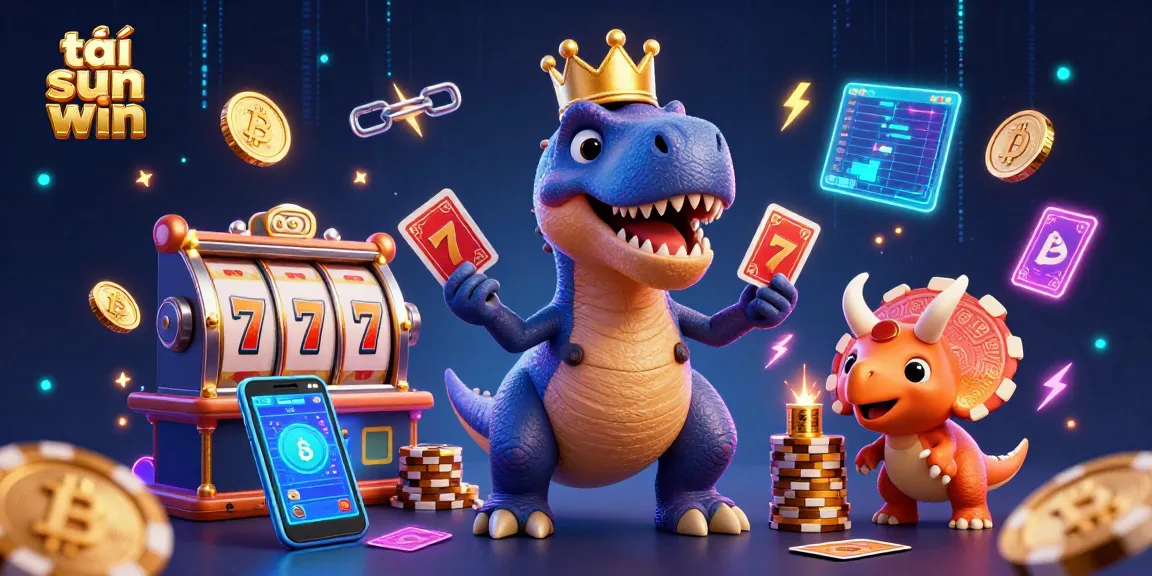 Spin and win with tải sun win as you enjoy slots and 3D cartoon characters in a vibrant casino